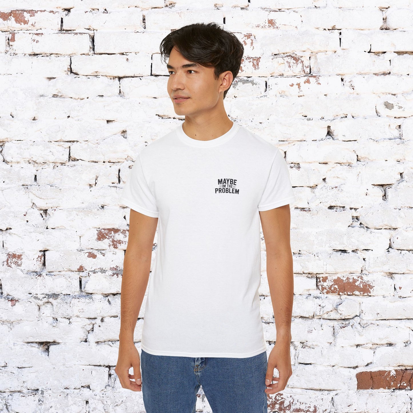Funny Outdoorsy Unisex Ultra Cotton Tee - "Maybe I'm the Problem"