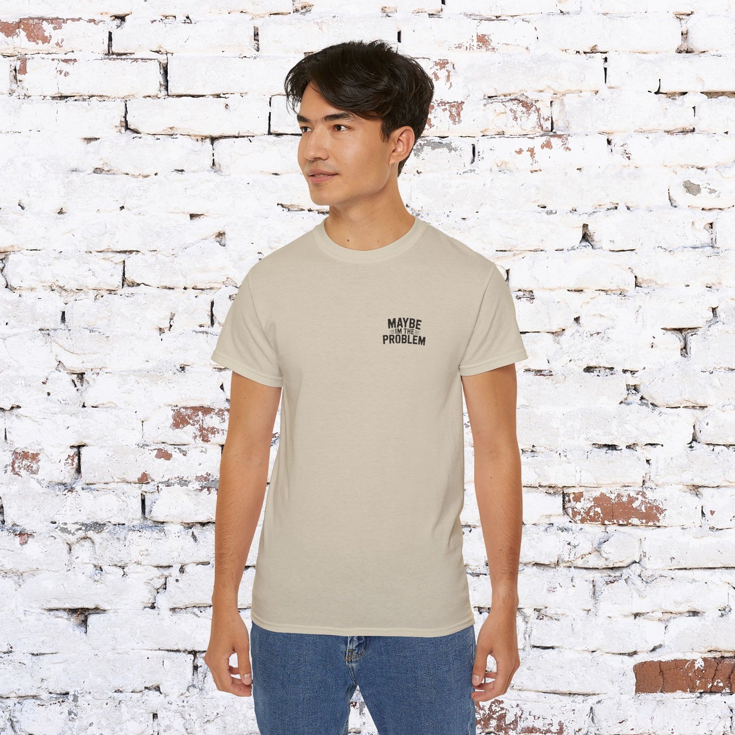 Funny Outdoorsy Unisex Ultra Cotton Tee - "Maybe I'm the Problem"