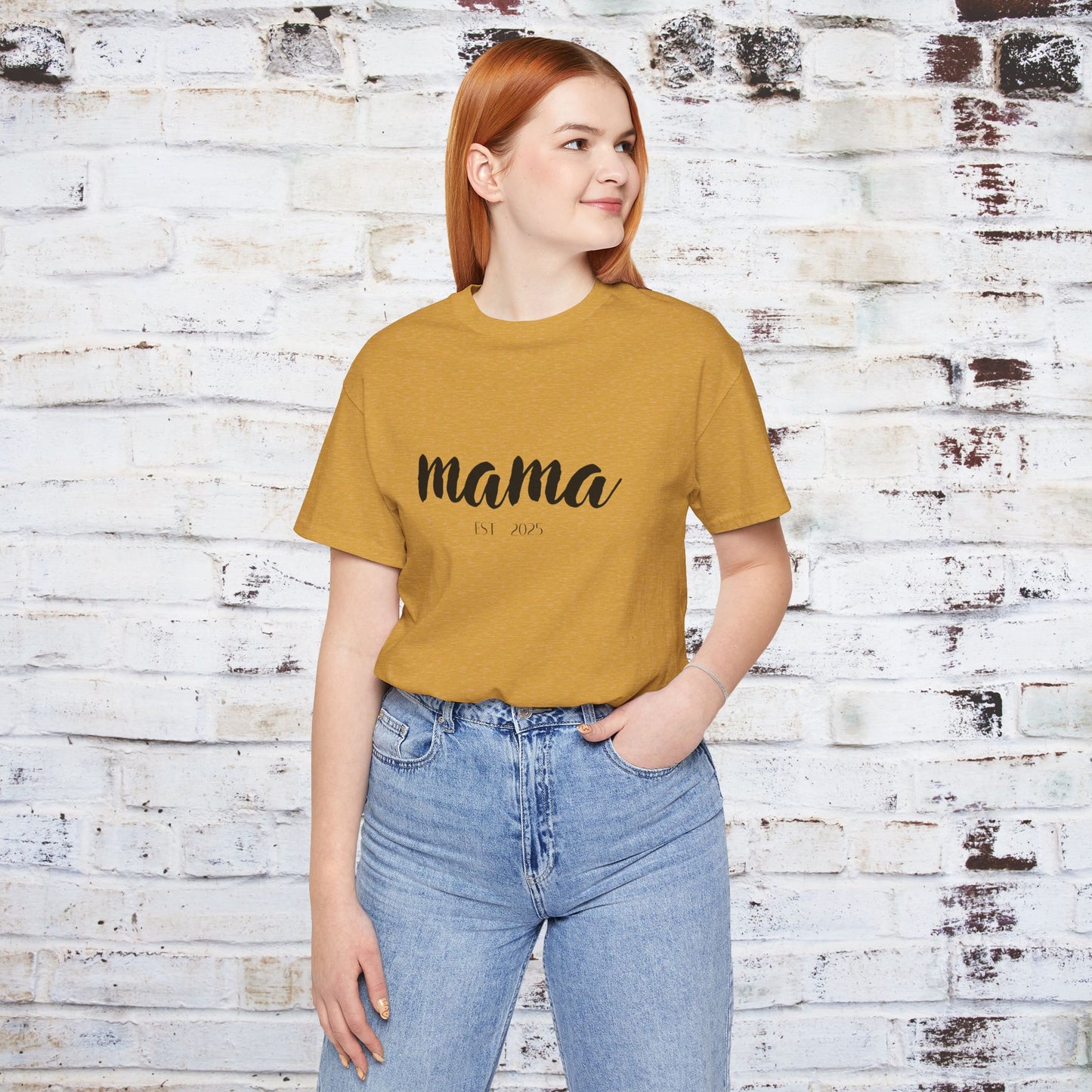 Mama Established 2023 Unisex Short Sleeve Tee - Perfect Gift for New Moms