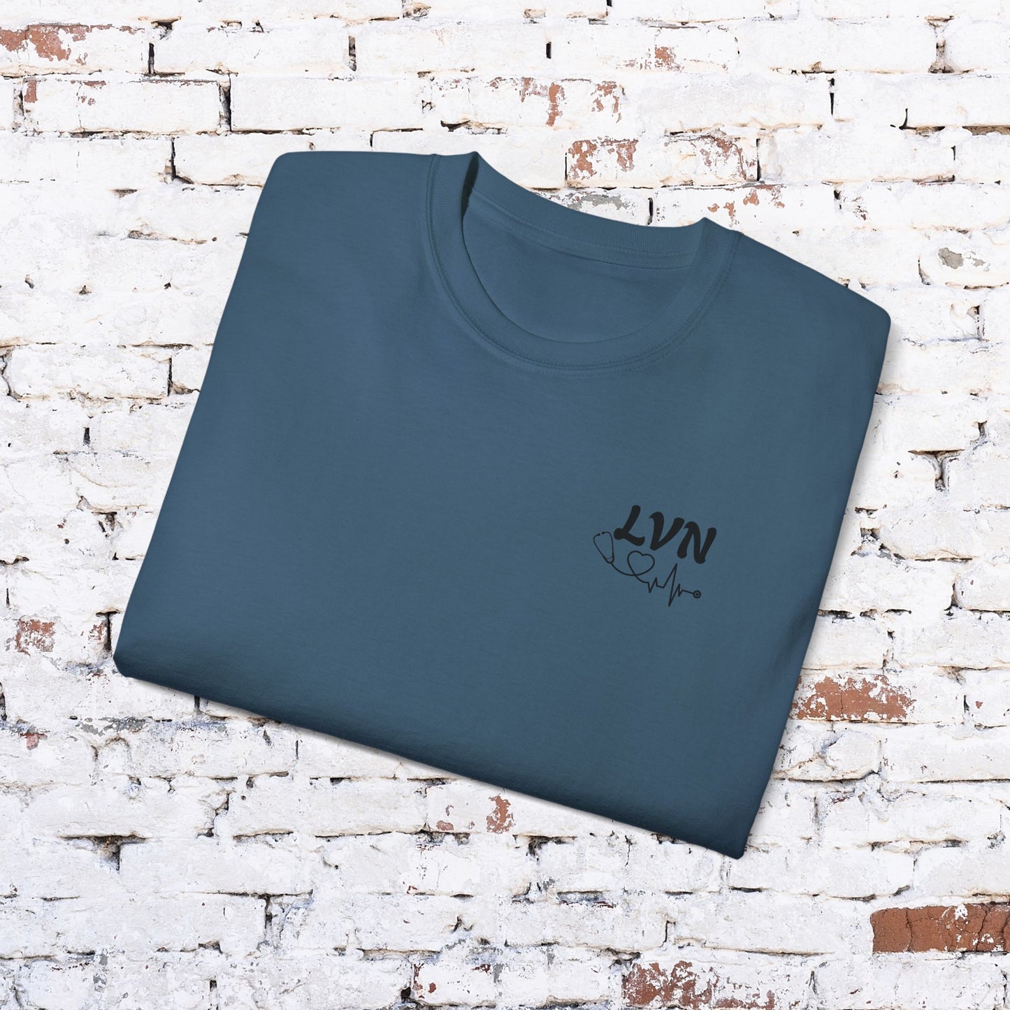 LVN Floral Heart Unisex Ultra Cotton Tee - Perfect for Healthcare Workers and Nurses