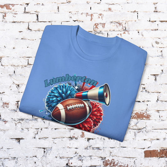 Unisex Ultra Cotton Football Tee for Game Day - Lumberton Raiders Design