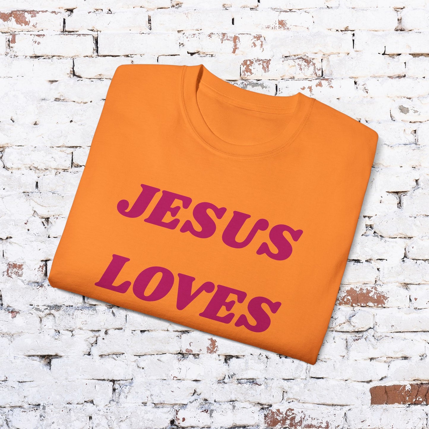 Jesus Loves You Unisex Ultra Cotton Tee - Inspirational Faith T-Shirt
