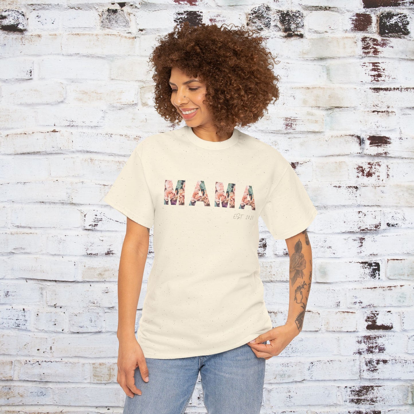 Mama Established 2011 Unisex Heavy Cotton Tee - Perfect Gift for Moms