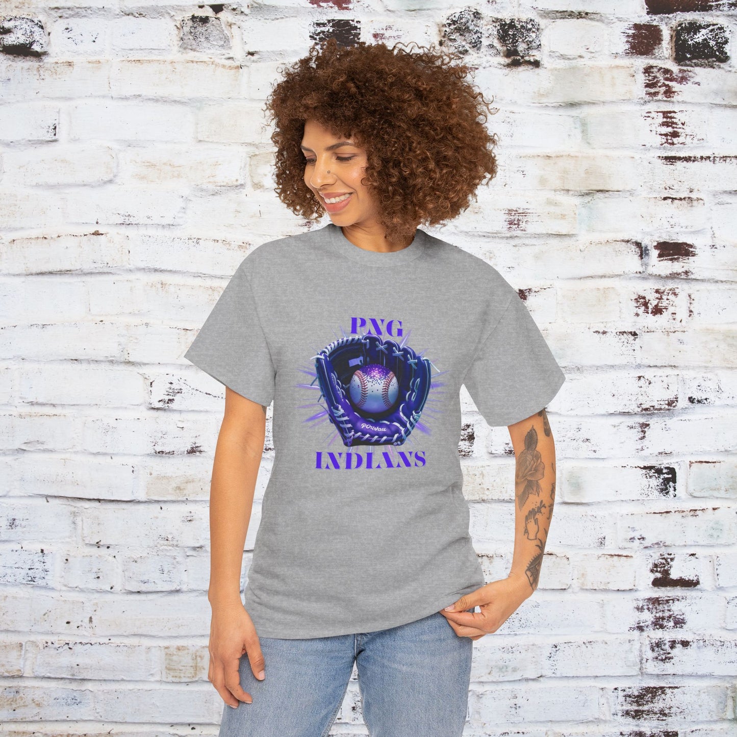 PNG Indian Baseball Team Tee