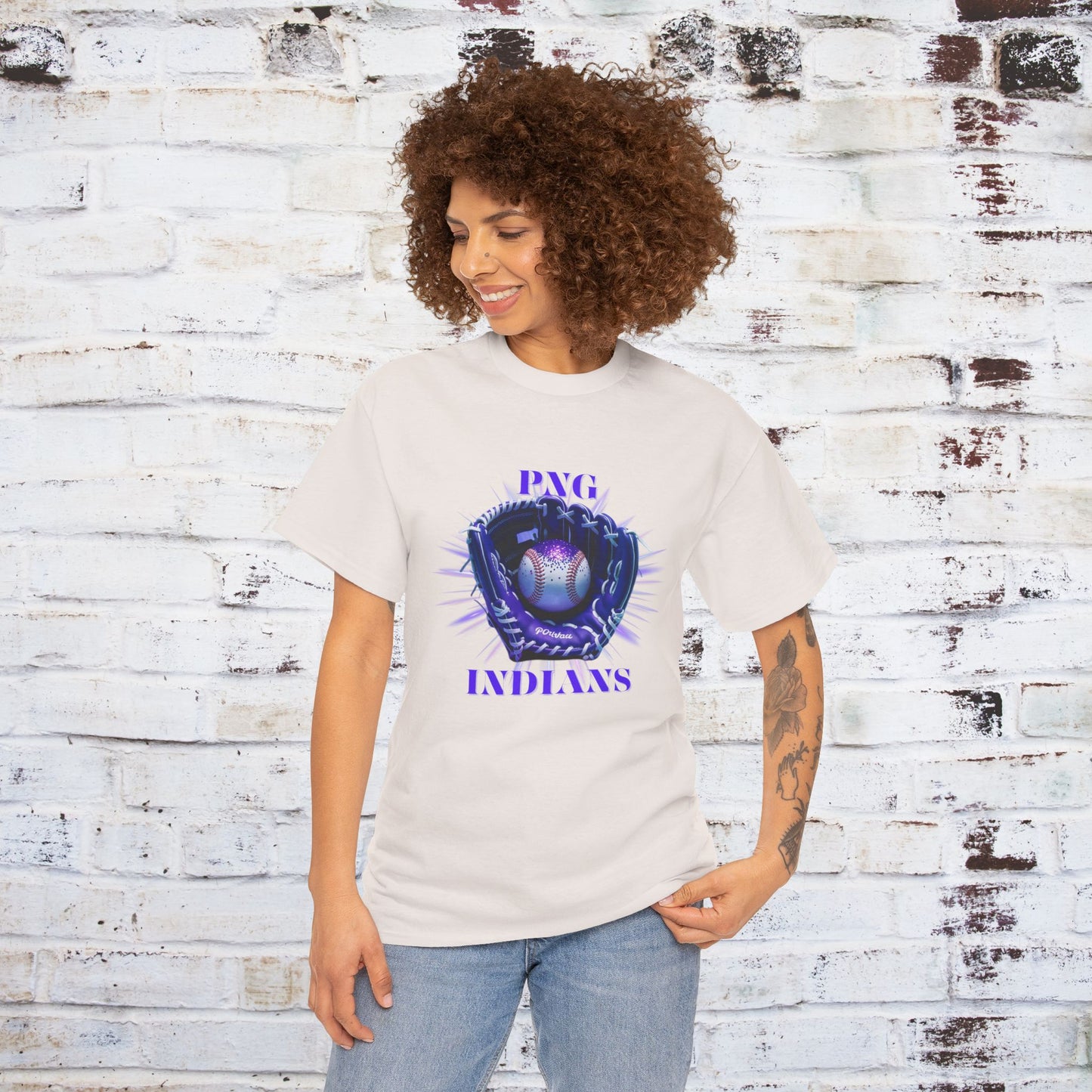 PNG Indian Baseball Team Tee
