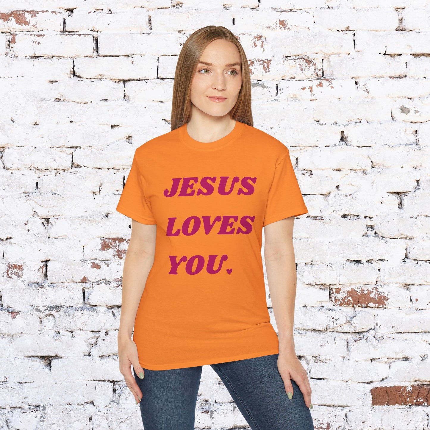 Jesus Loves You Unisex Ultra Cotton Tee - Inspirational Faith T-Shirt
