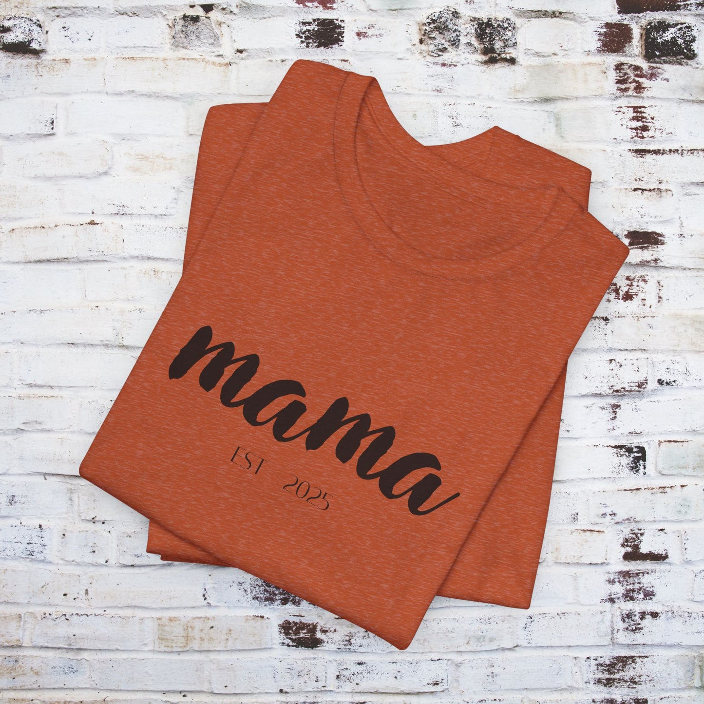 Mama Established 2023 Unisex Short Sleeve Tee - Perfect Gift for New Moms