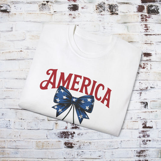America Graphic Tee - Patriotic Unisex Ultra Cotton Tee for Celebrations
