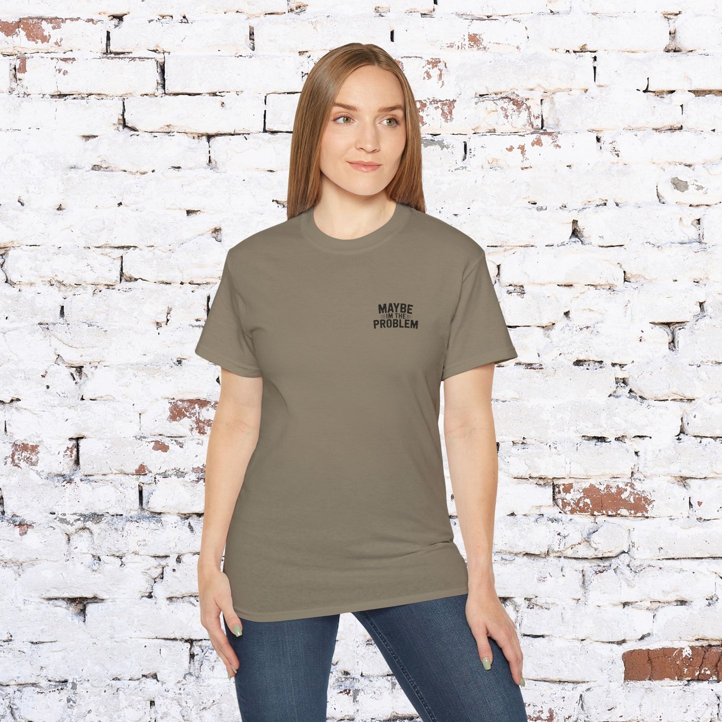 Funny Outdoorsy Unisex Ultra Cotton Tee - "Maybe I'm the Problem"