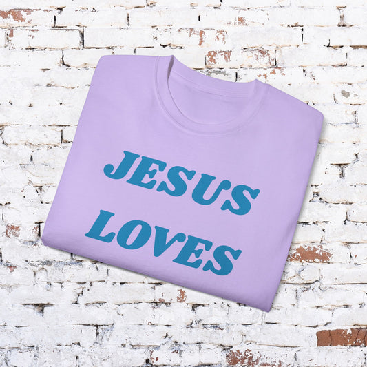 Jesus Loves You Unisex Ultra Cotton Tee - Faith-Based Casual Wear
