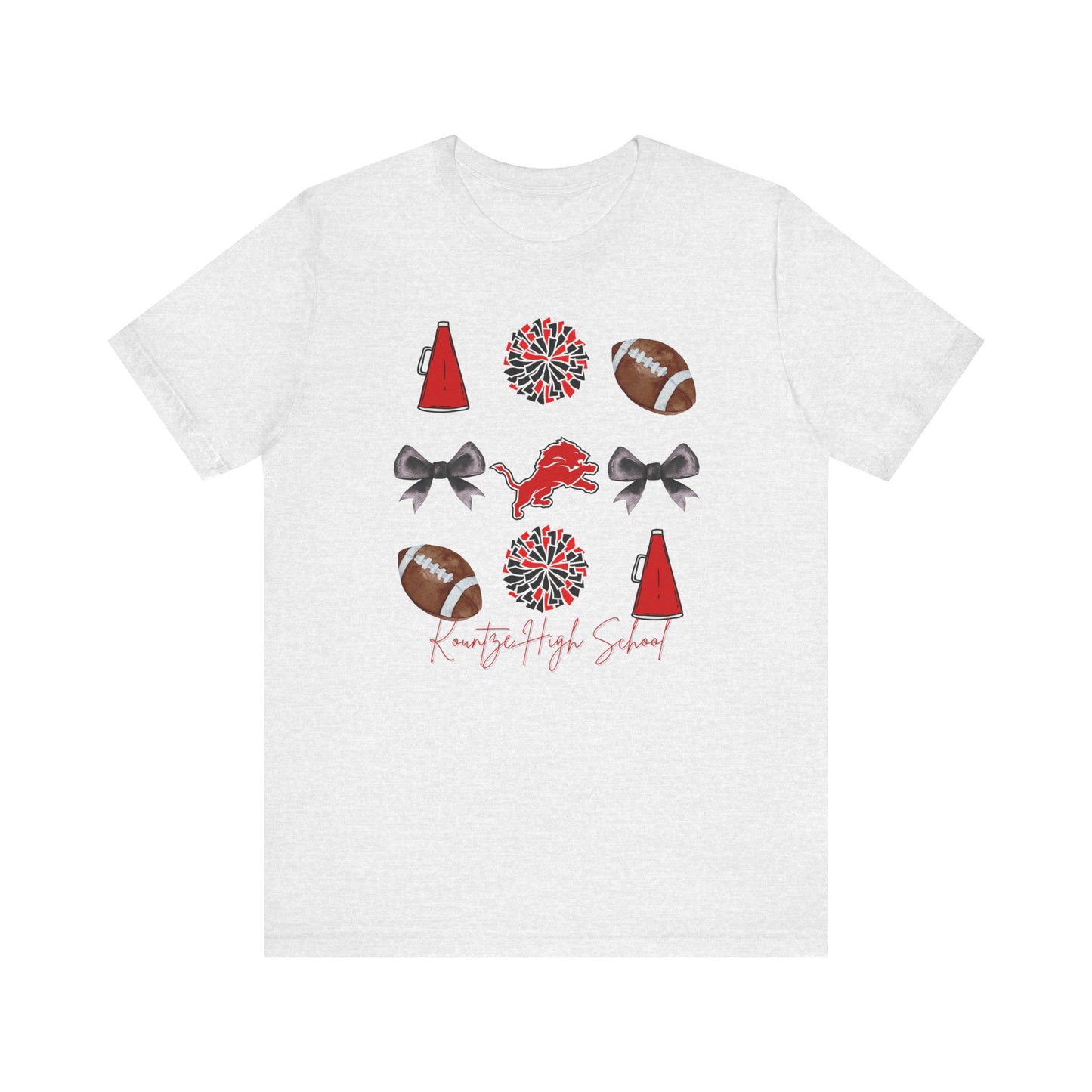 Kountze High School Spirit T-Shirt | Lions Mascot Cheer Football Pep Rally Tee | Game Day School Pride Shirt