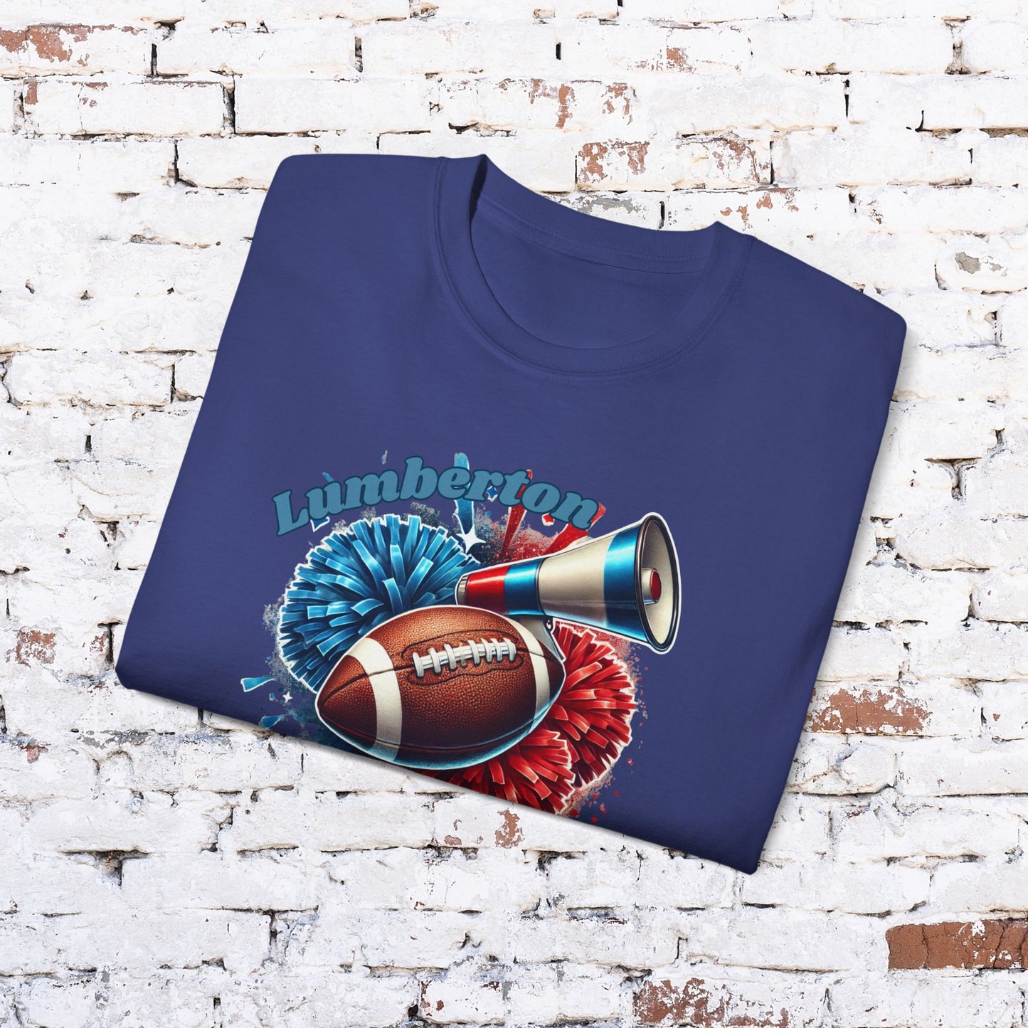 Unisex Ultra Cotton Football Tee for Game Day - Lumberton Raiders Design