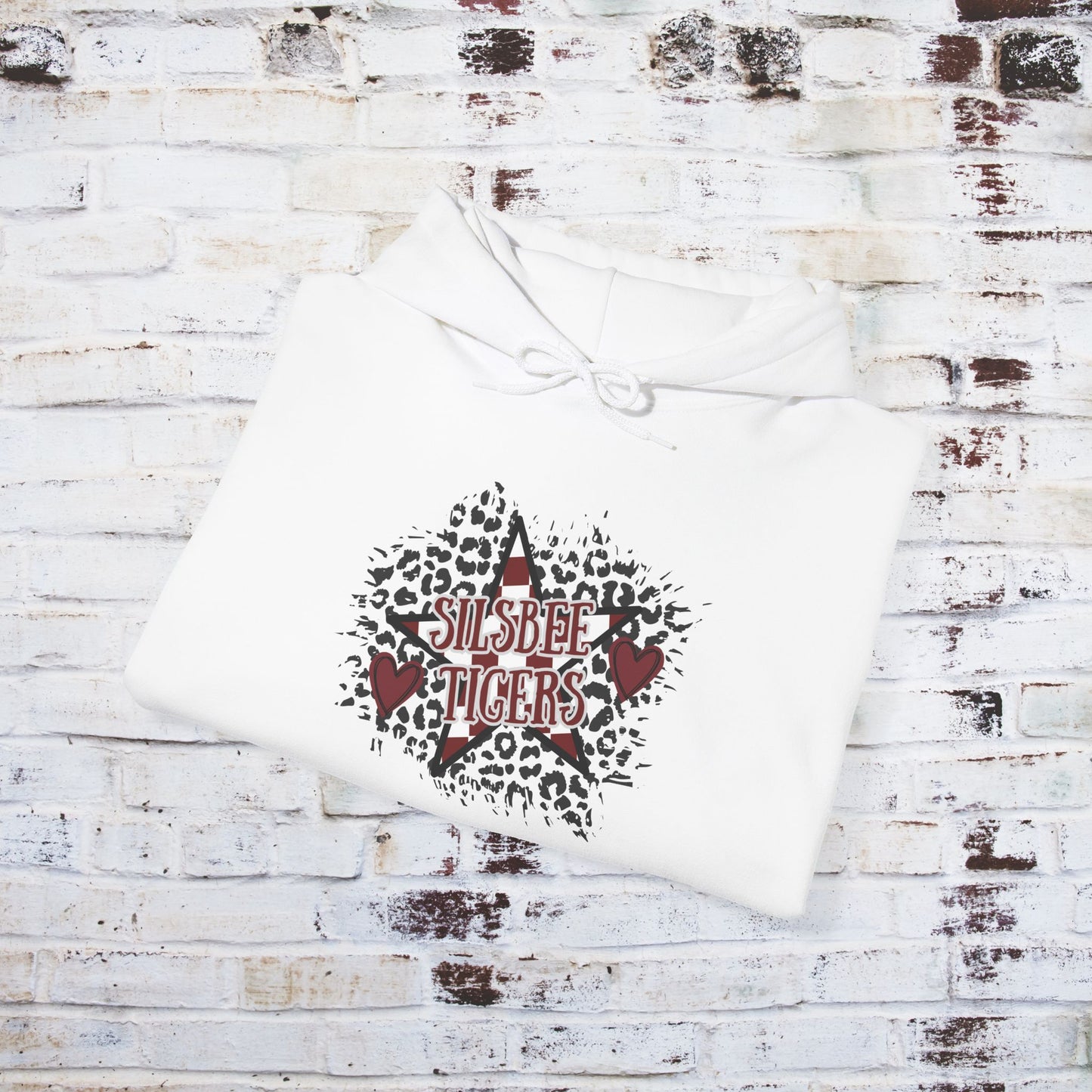 Unisex Heavy Blend™ Hooded Sweatshirt - Silsbee Tigers Graphic Sweatshirt