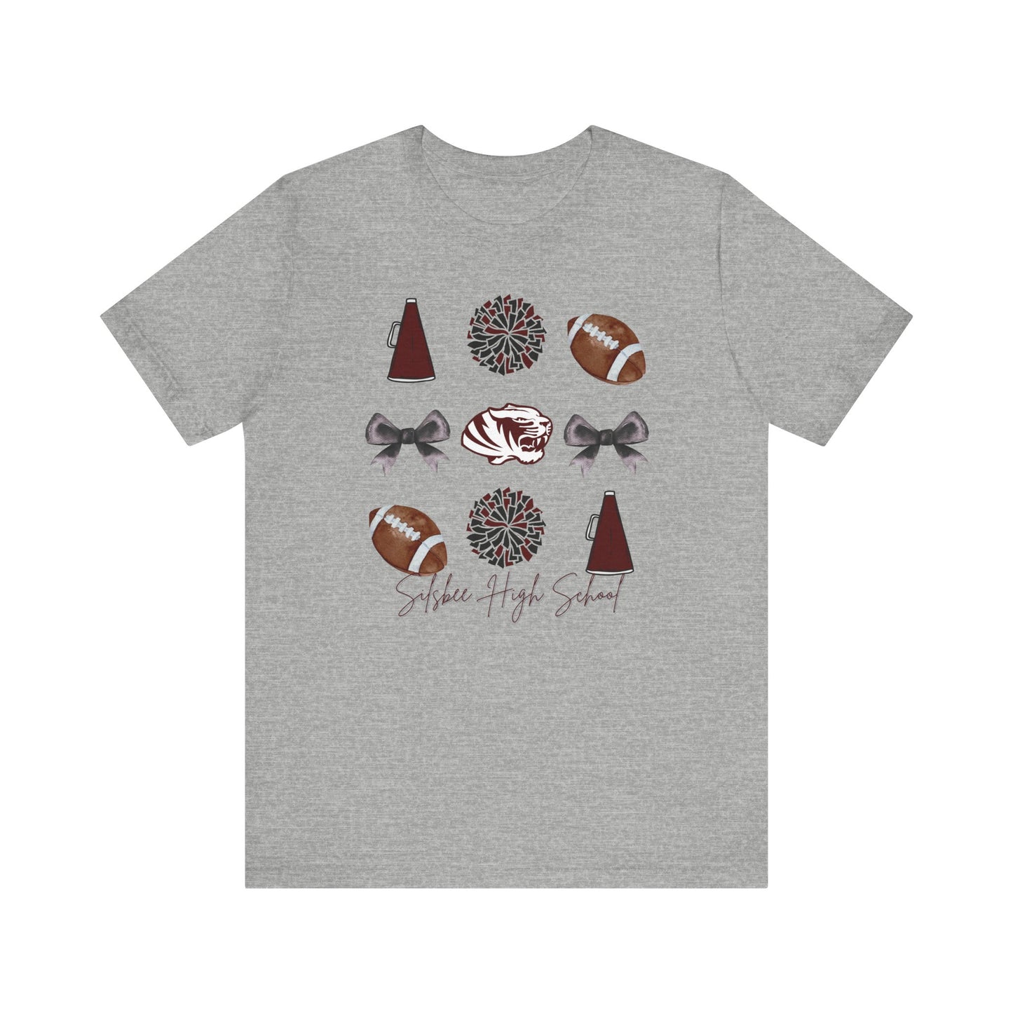 Silsbee High School Spirit T-Shirt | Tiger Mascot Cheer Football Pep Rally Tee | Game Day School Pride Shirt