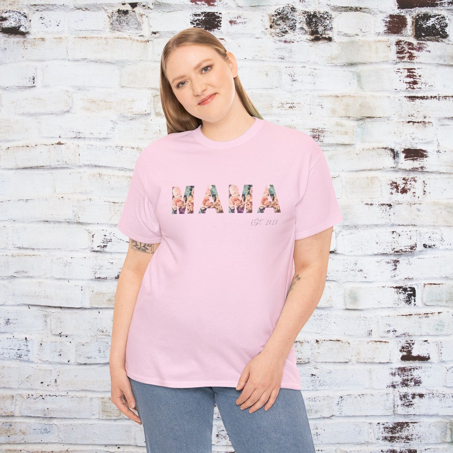 Mama Established 2011 Unisex Heavy Cotton Tee - Perfect Gift for Moms