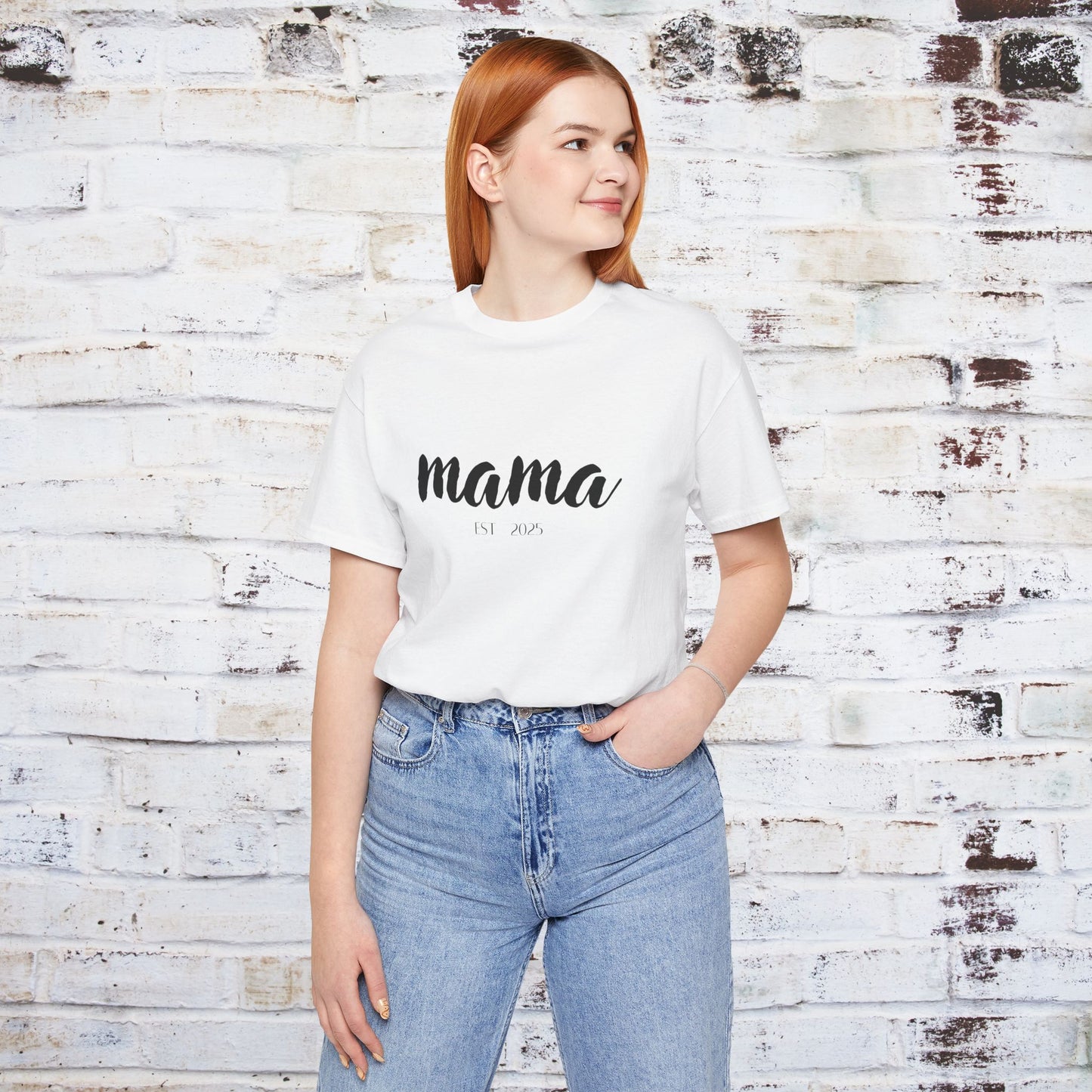 Mama Established 2023 Unisex Short Sleeve Tee - Perfect Gift for New Moms