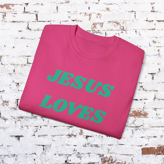 Jesus Loves You Unisex Ultra Cotton Tee - Comfortable Faith-Based Shirt