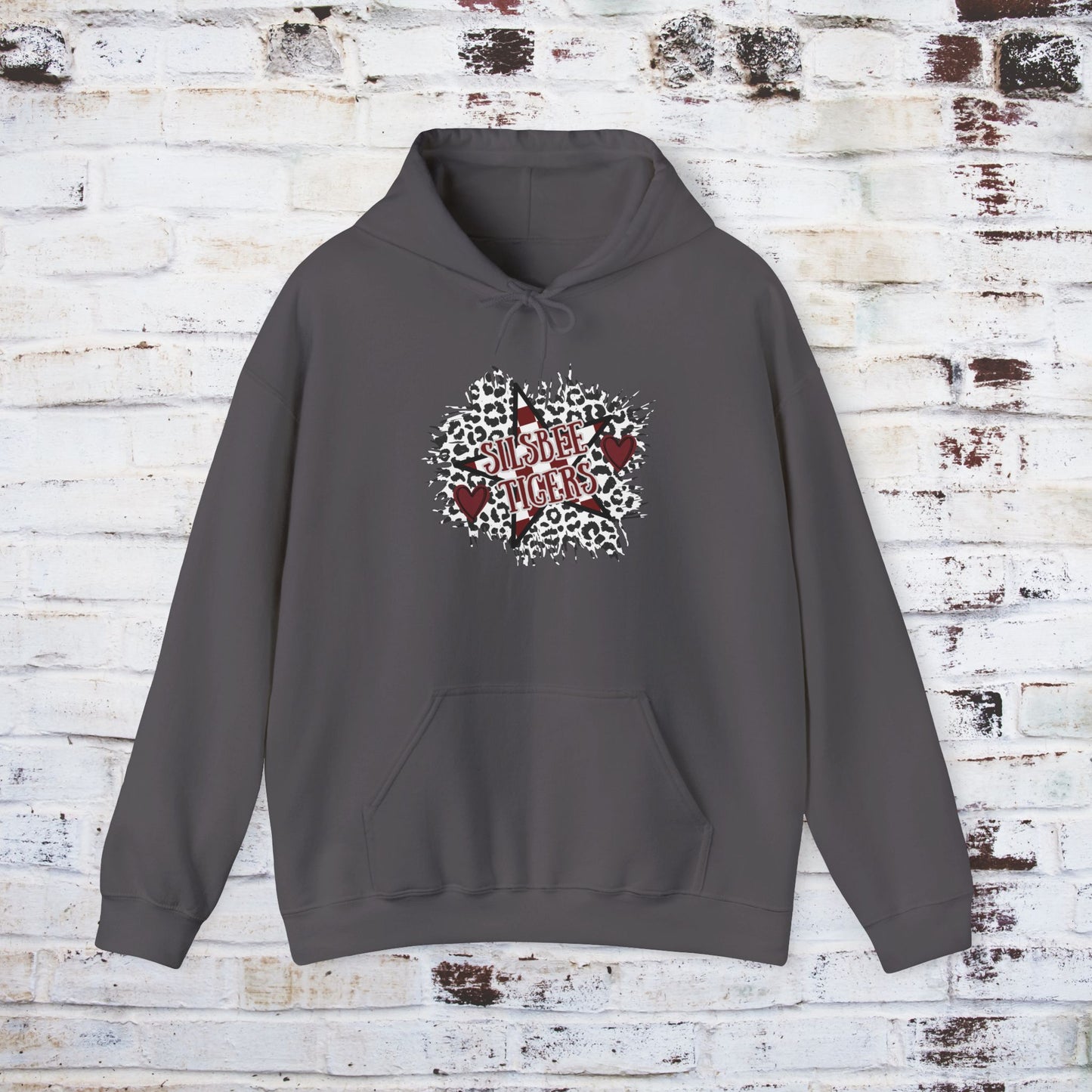 Unisex Heavy Blend™ Hooded Sweatshirt - Silsbee Tigers Graphic Sweatshirt
