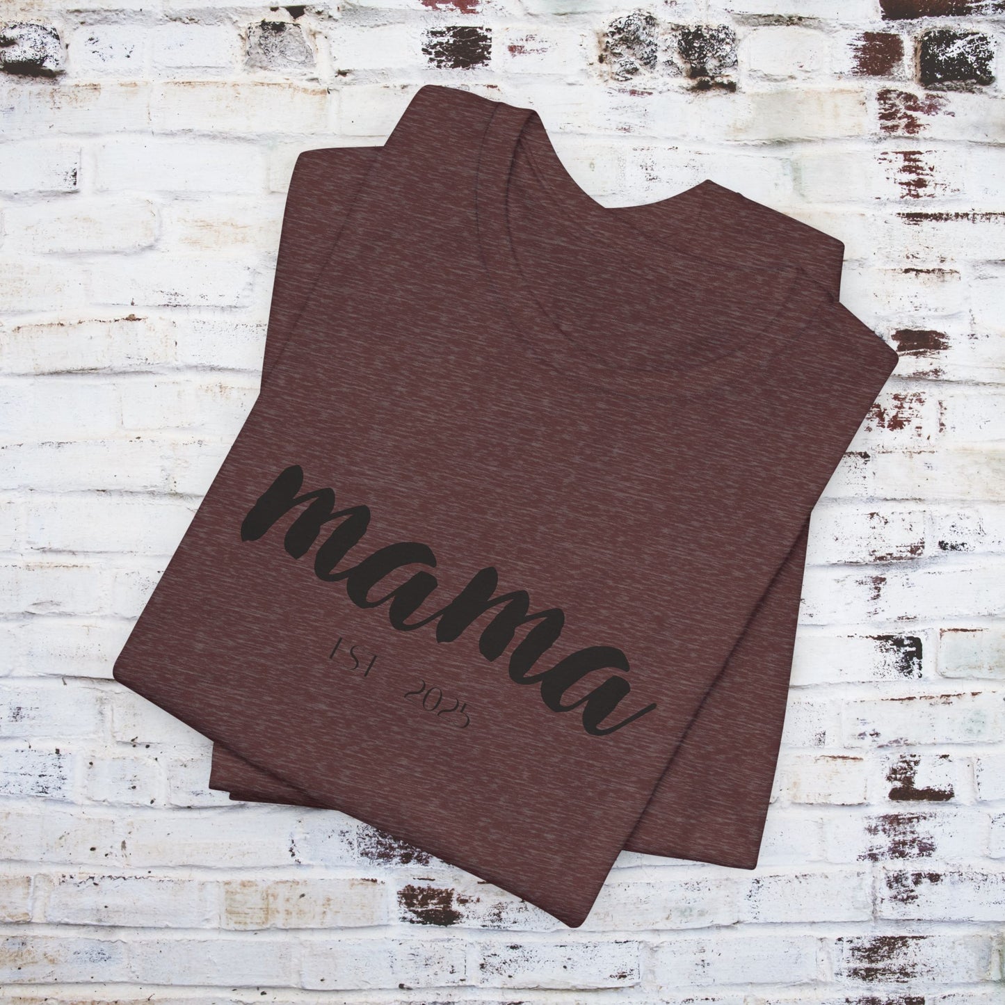 Mama Established 2023 Unisex Short Sleeve Tee - Perfect Gift for New Moms