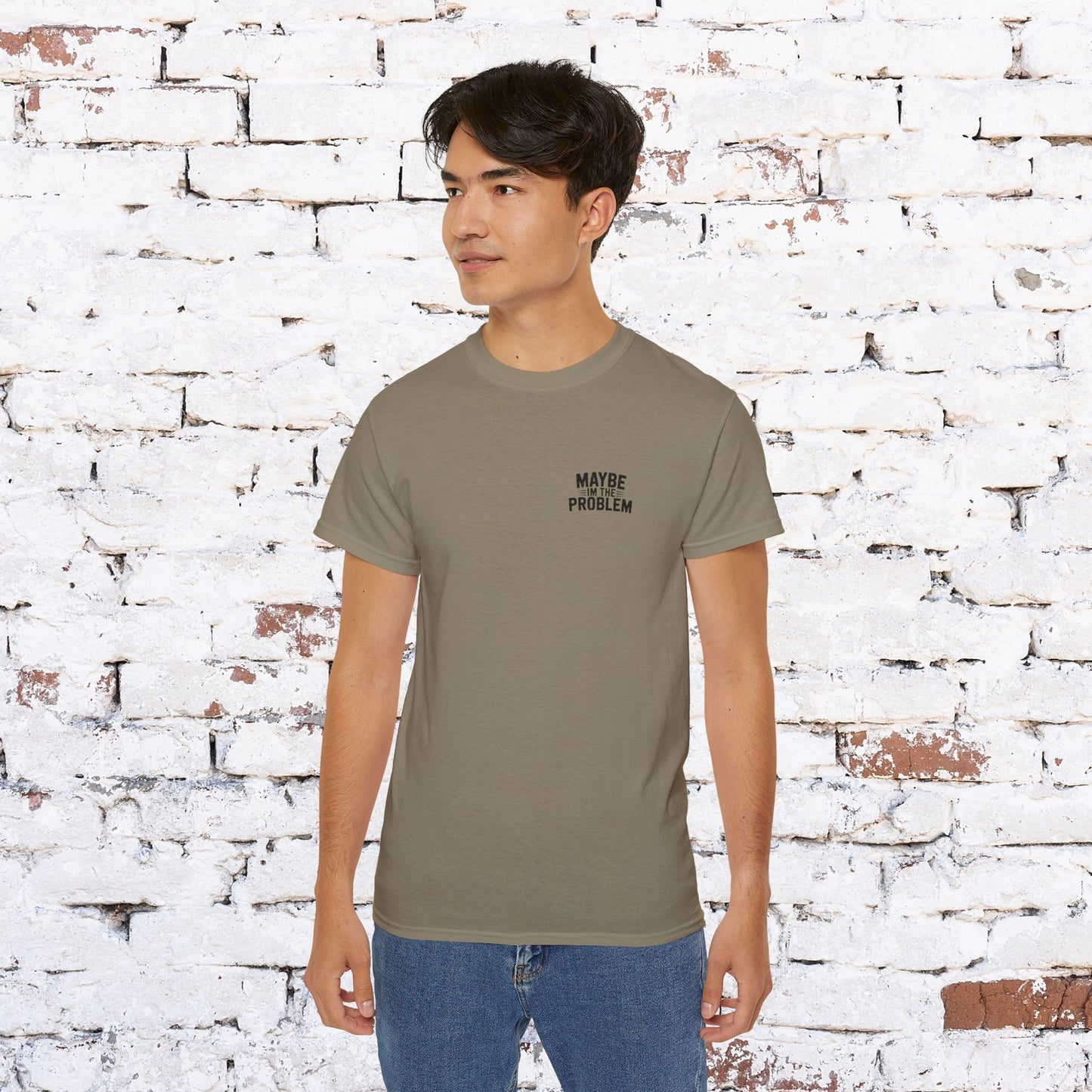 Funny Outdoorsy Unisex Ultra Cotton Tee - "Maybe I'm the Problem"