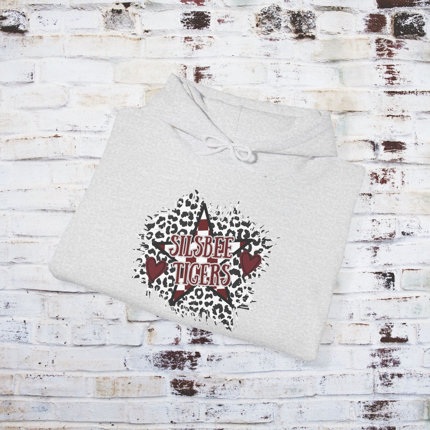 Unisex Heavy Blend™ Hooded Sweatshirt - Silsbee Tigers Graphic Sweatshirt