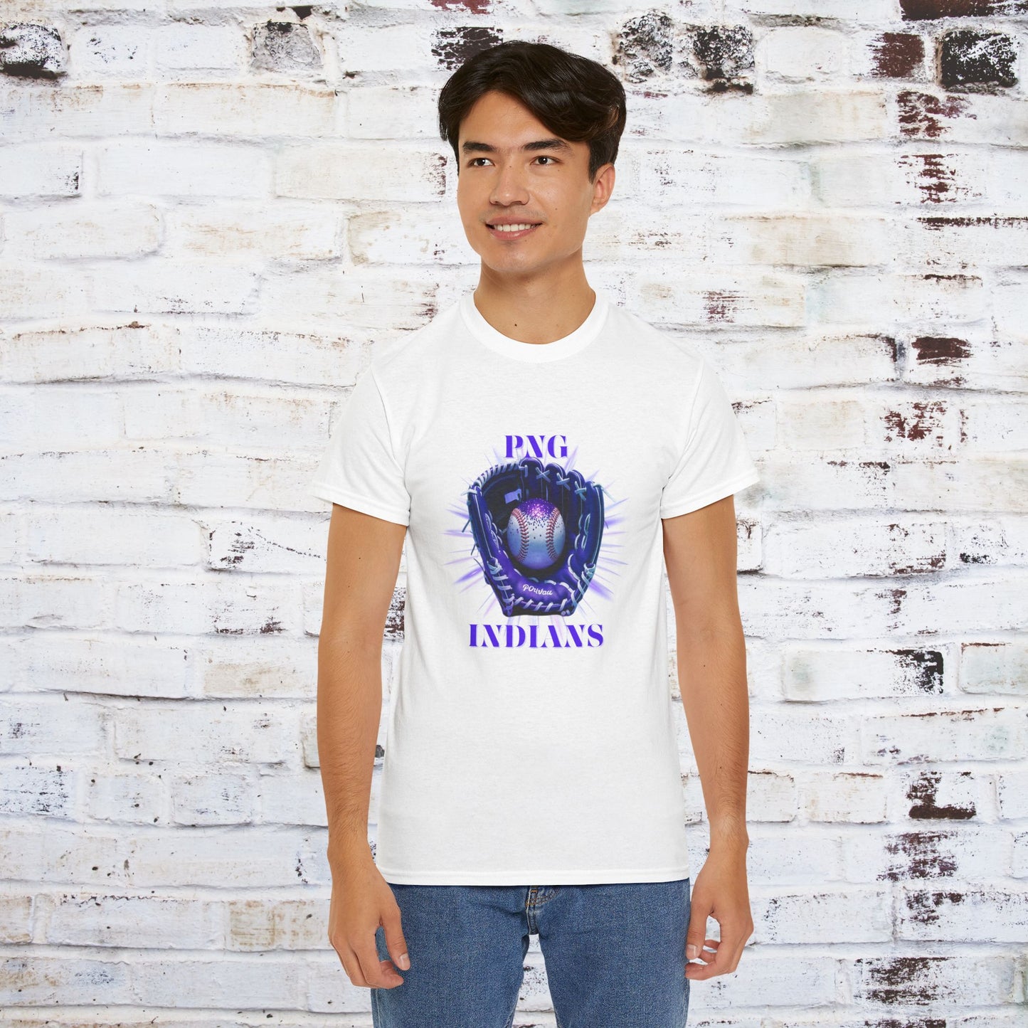 PNG Indian Baseball Team Tee