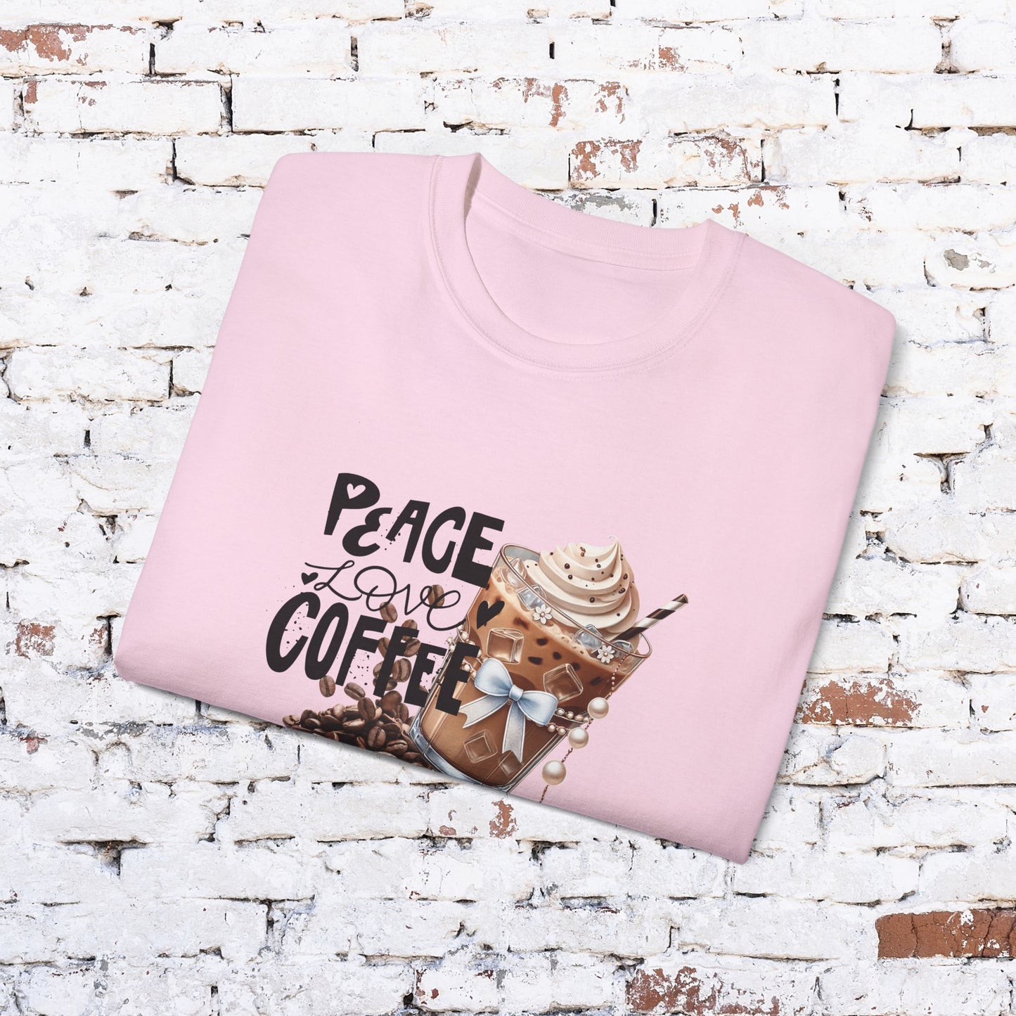 Coffee Lover Unisex Ultra Cotton Tee - Peace Love Coffee Design