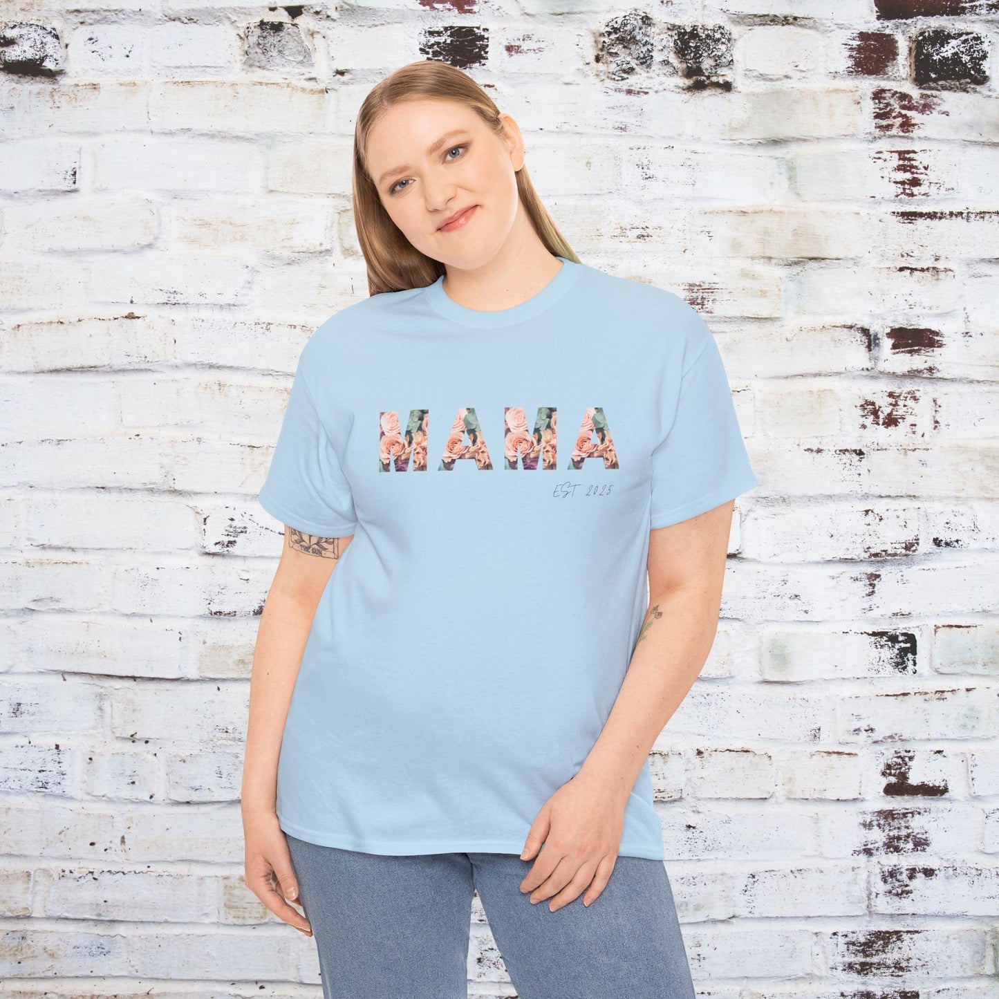Mama Established 2011 Unisex Heavy Cotton Tee - Perfect Gift for Moms