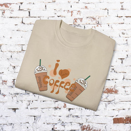 I Love Coffee Unisex Ultra Cotton Tee - Perfect for Coffee Lovers
