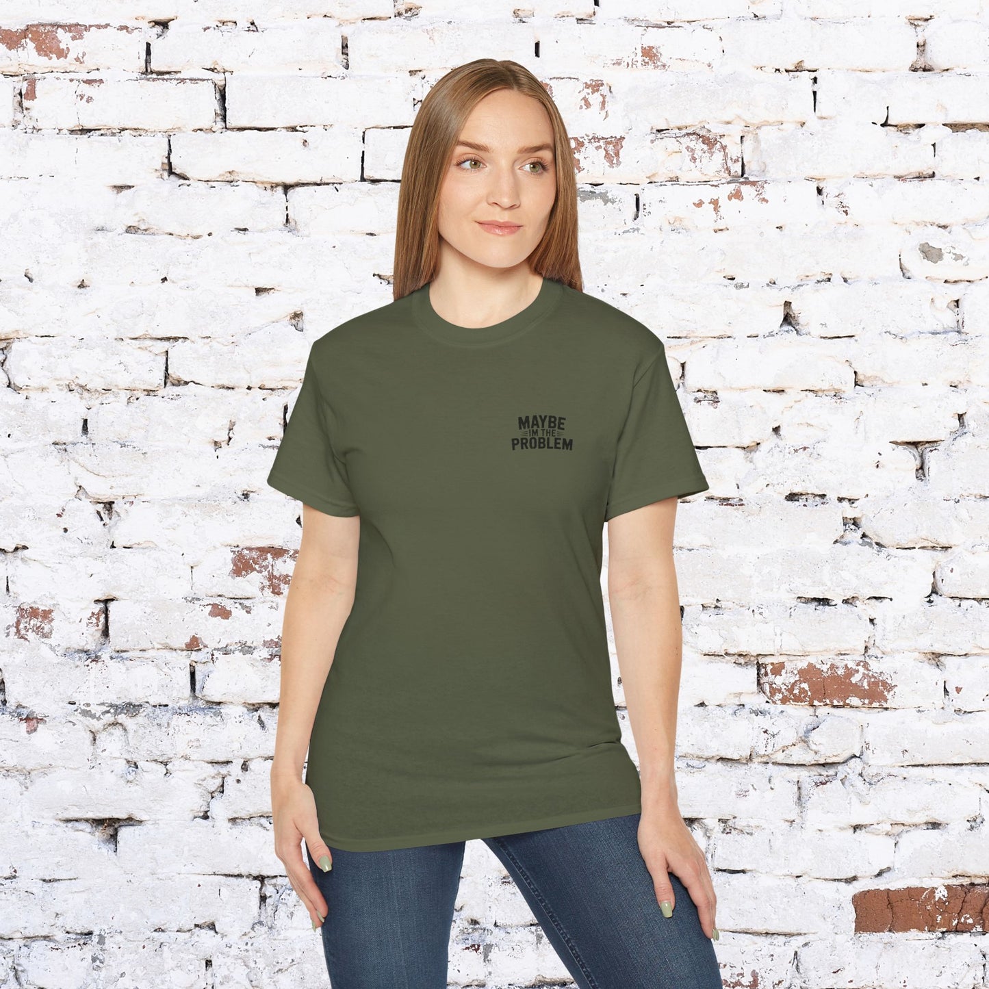 Funny Outdoorsy Unisex Ultra Cotton Tee - "Maybe I'm the Problem"