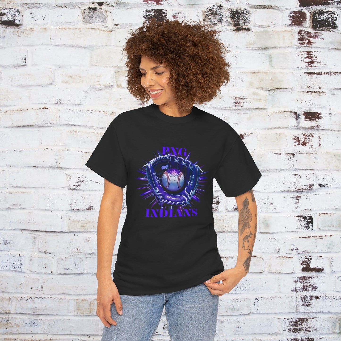 PNG Indian Baseball Team Tee