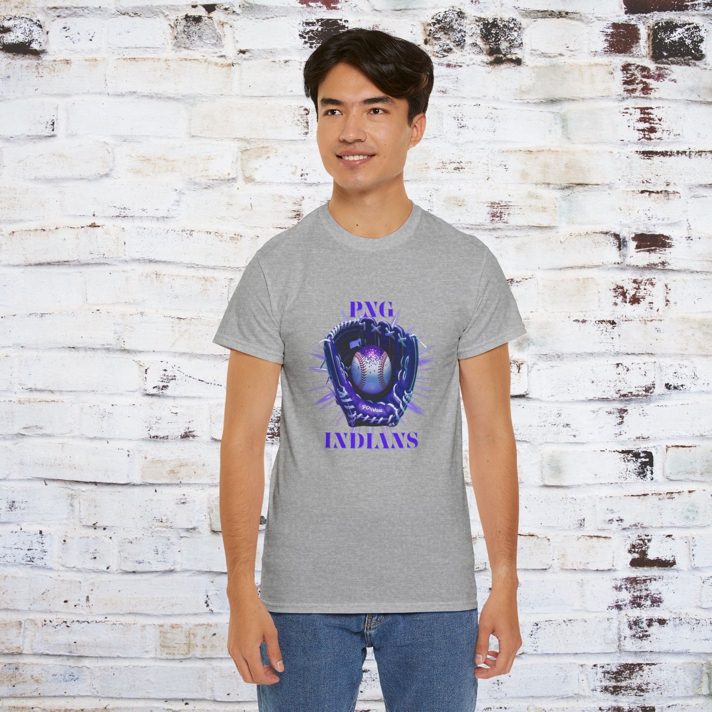 PNG Indian Baseball Team Tee