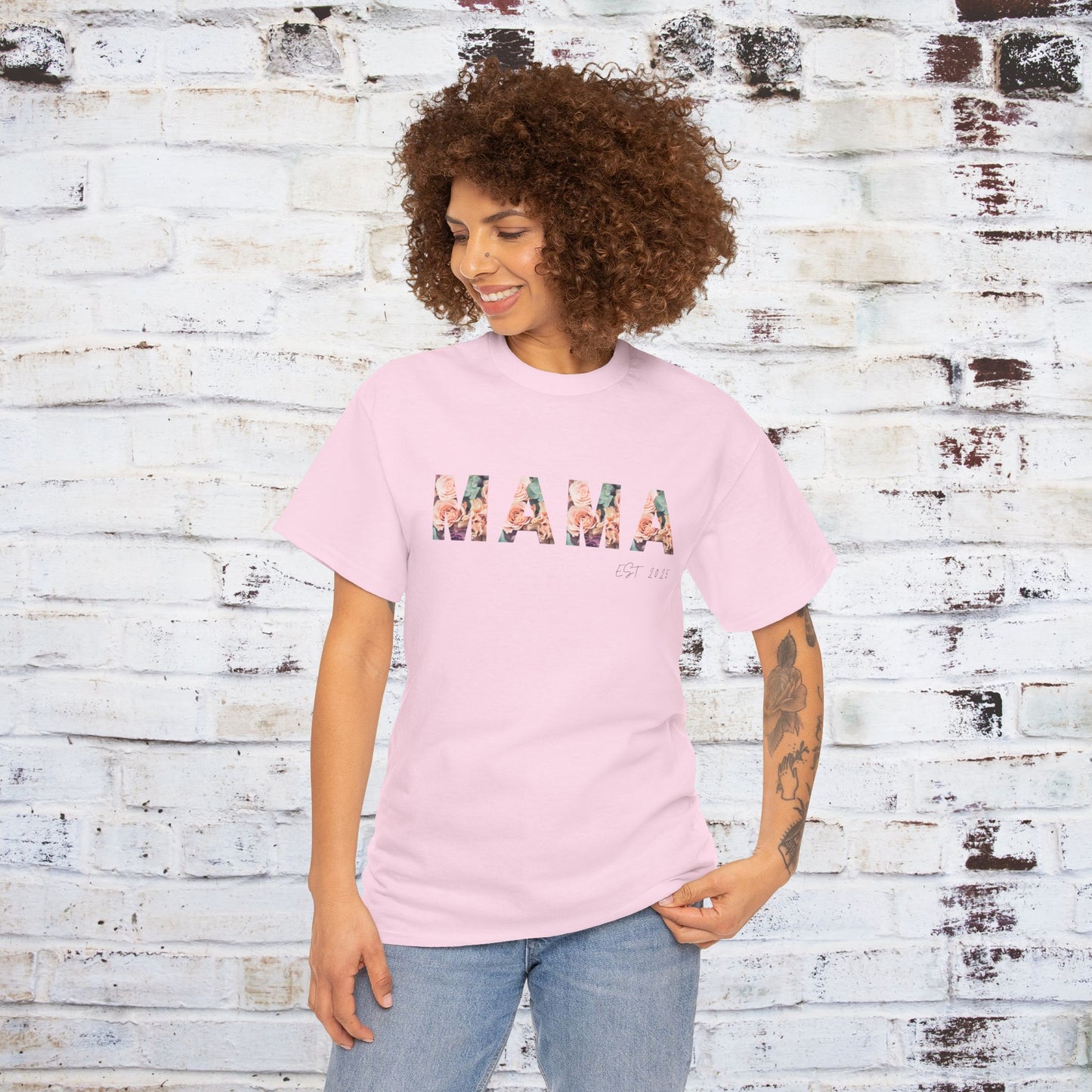 Mama Established 2011 Unisex Heavy Cotton Tee - Perfect Gift for Moms