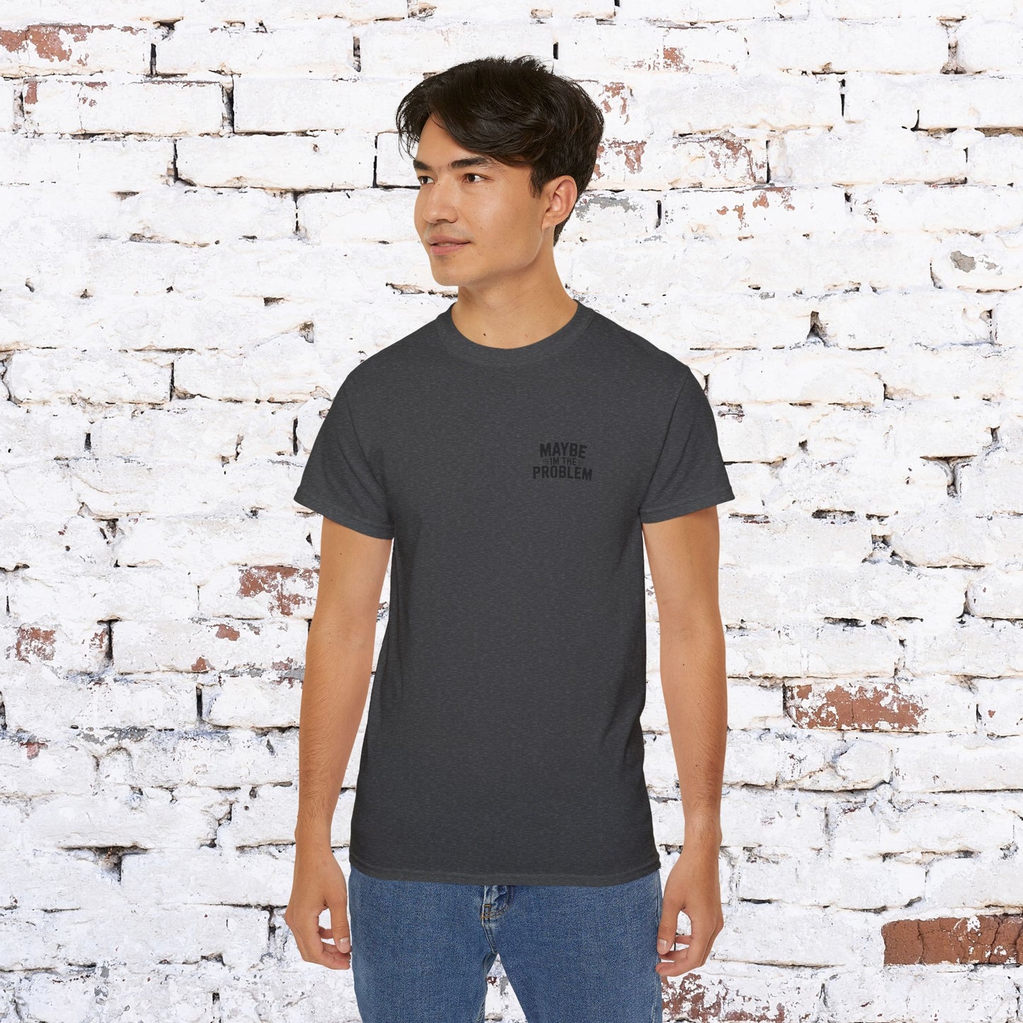 Funny Outdoorsy Unisex Ultra Cotton Tee - "Maybe I'm the Problem"