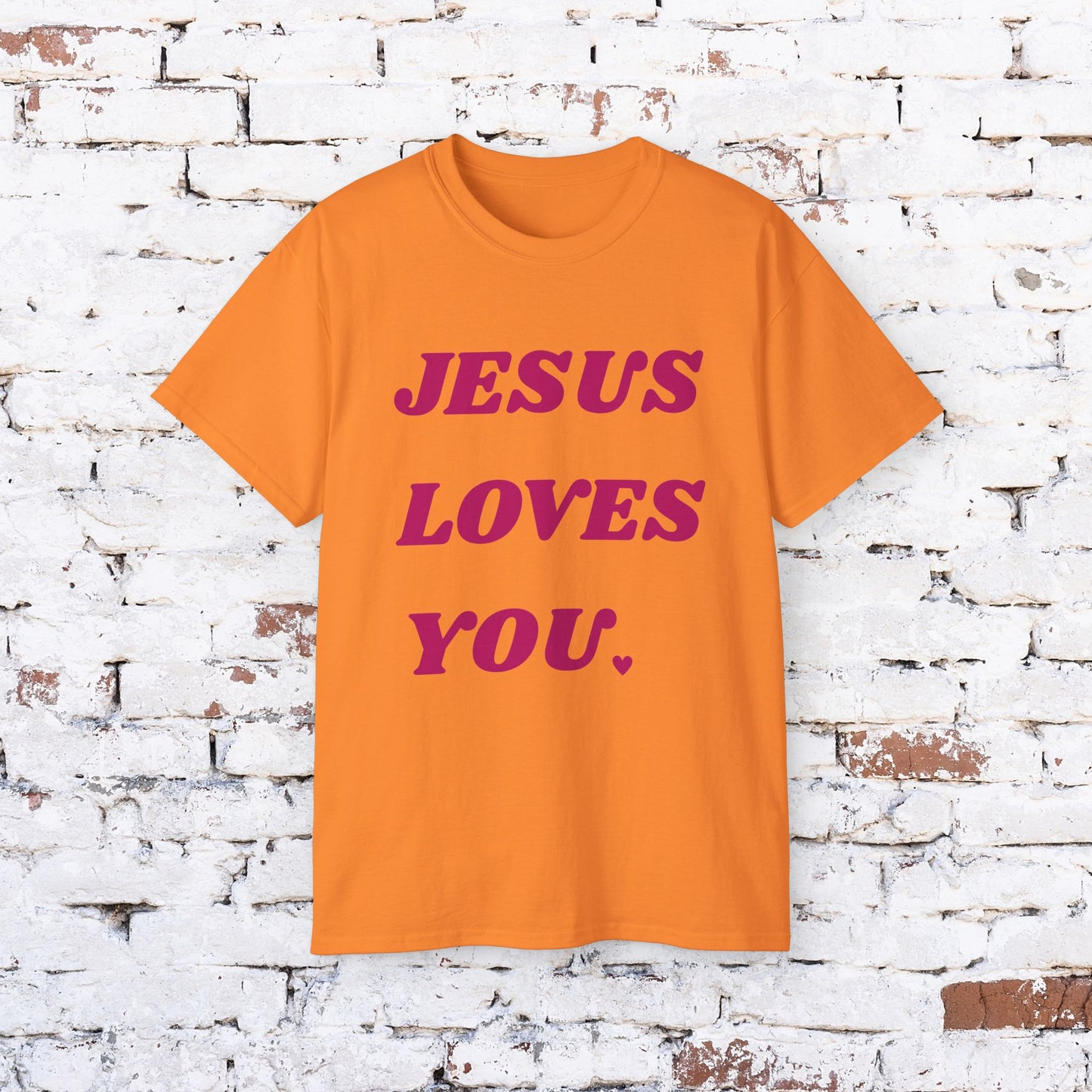 Jesus Loves You Unisex Ultra Cotton Tee - Inspirational Faith T-Shirt