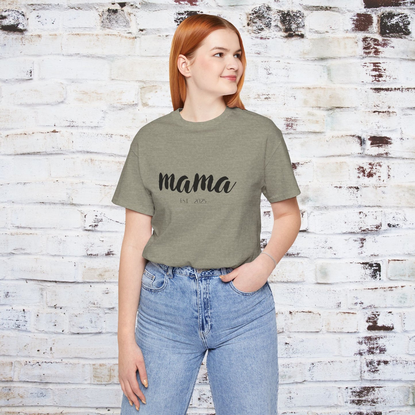 Mama Established 2023 Unisex Short Sleeve Tee - Perfect Gift for New Moms