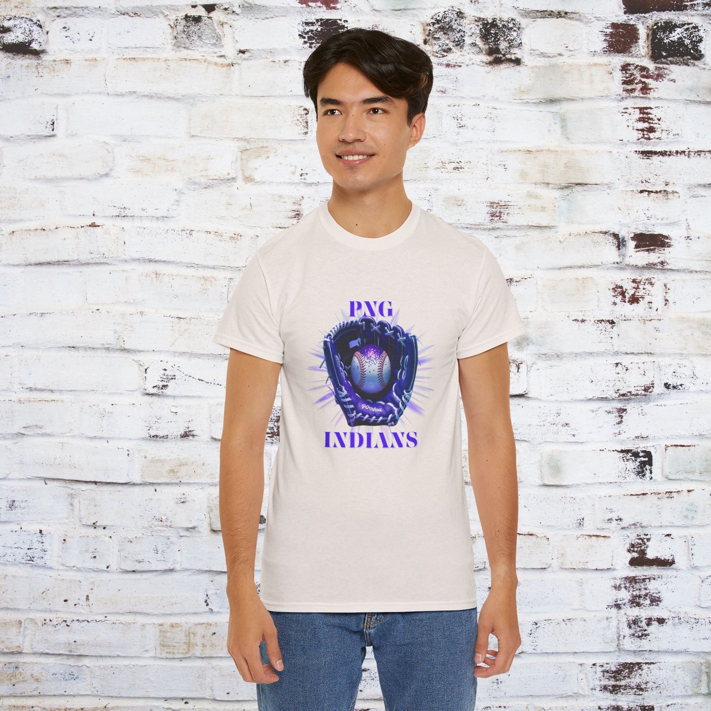 PNG Indian Baseball Team Tee