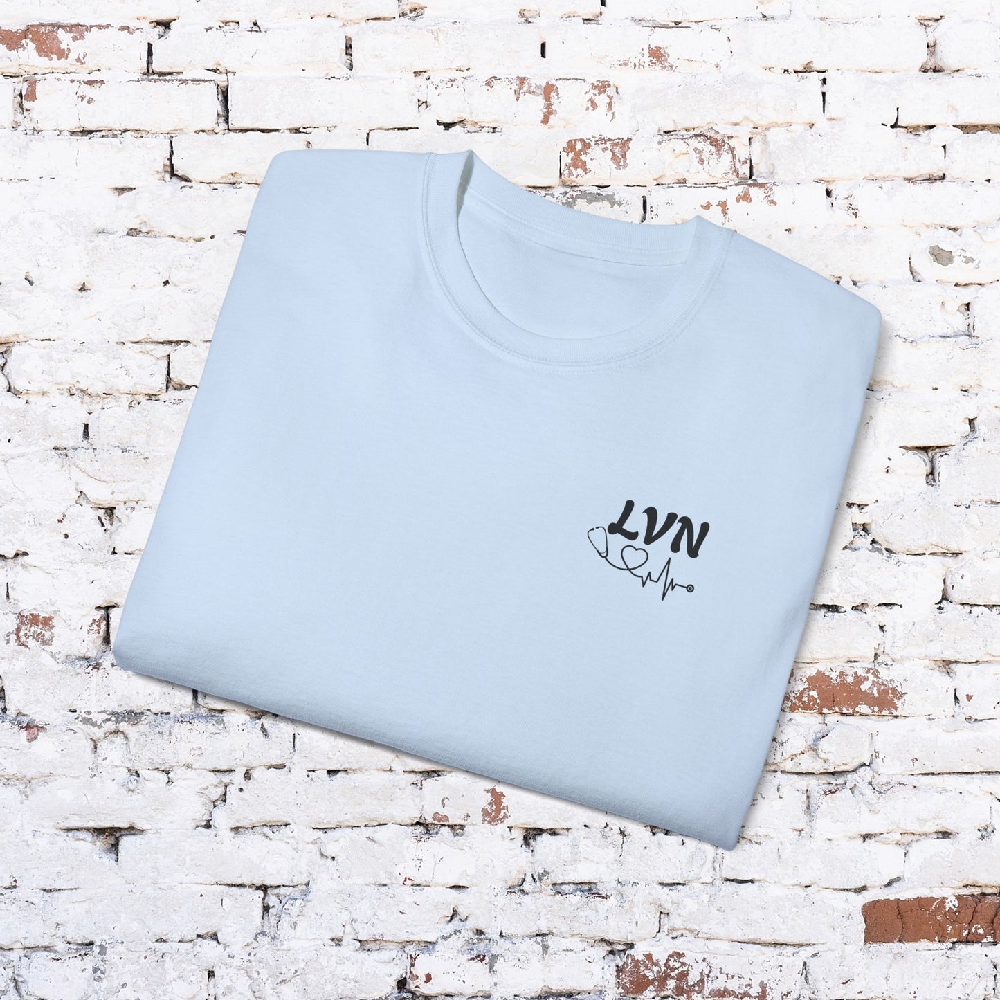 LVN Floral Heart Unisex Ultra Cotton Tee - Perfect for Healthcare Workers and Nurses