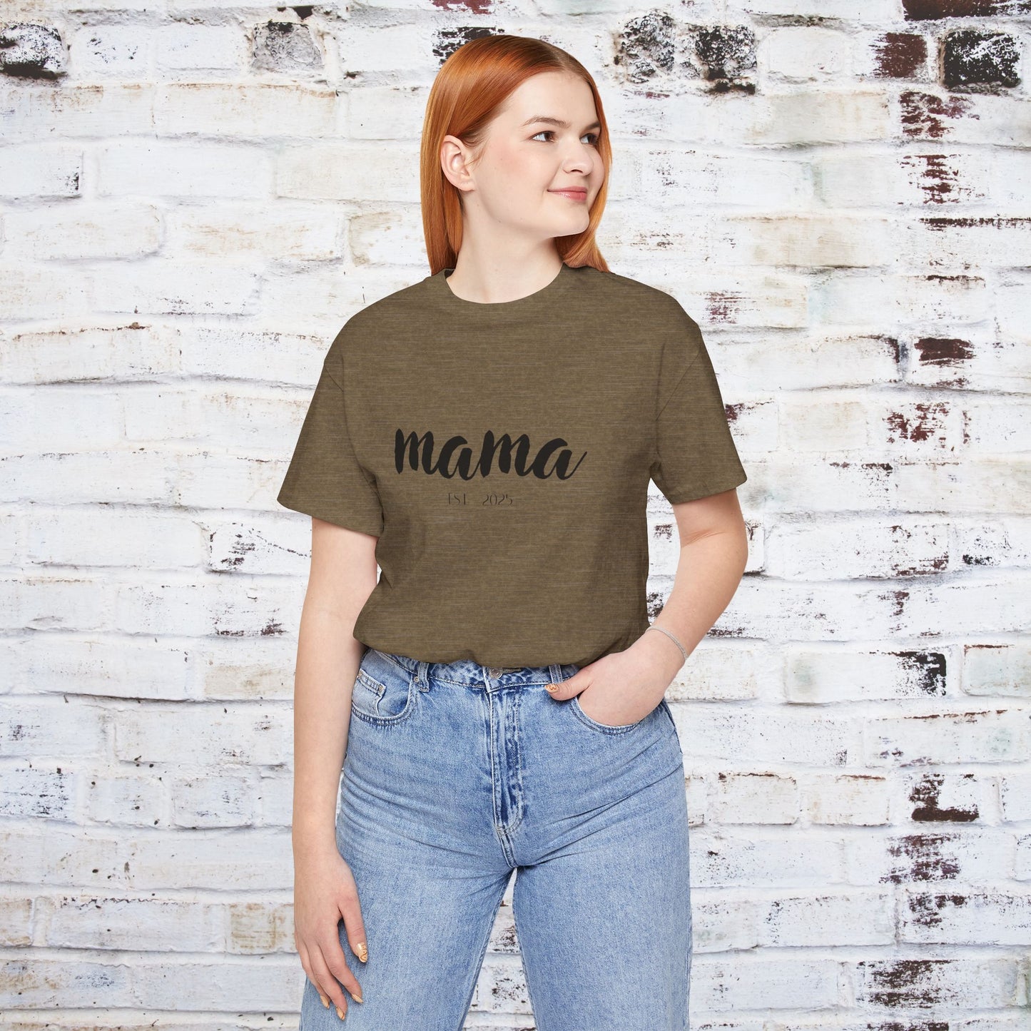 Mama Established 2023 Unisex Short Sleeve Tee - Perfect Gift for New Moms