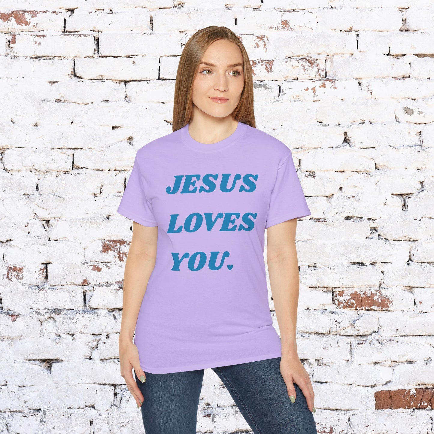 Jesus Loves You Unisex Ultra Cotton Tee - Faith-Based Casual Wear