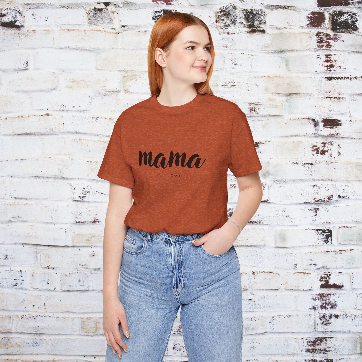 Mama Established 2023 Unisex Short Sleeve Tee - Perfect Gift for New Moms