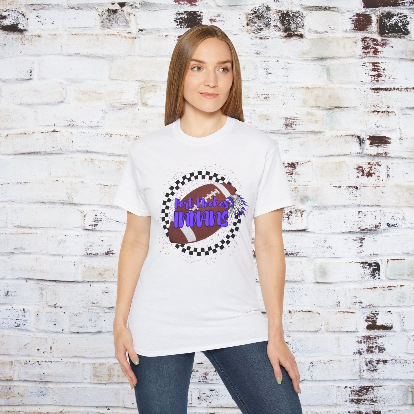 Port Neches Indians Football Tee - Unisex Ultra Cotton Shirt
