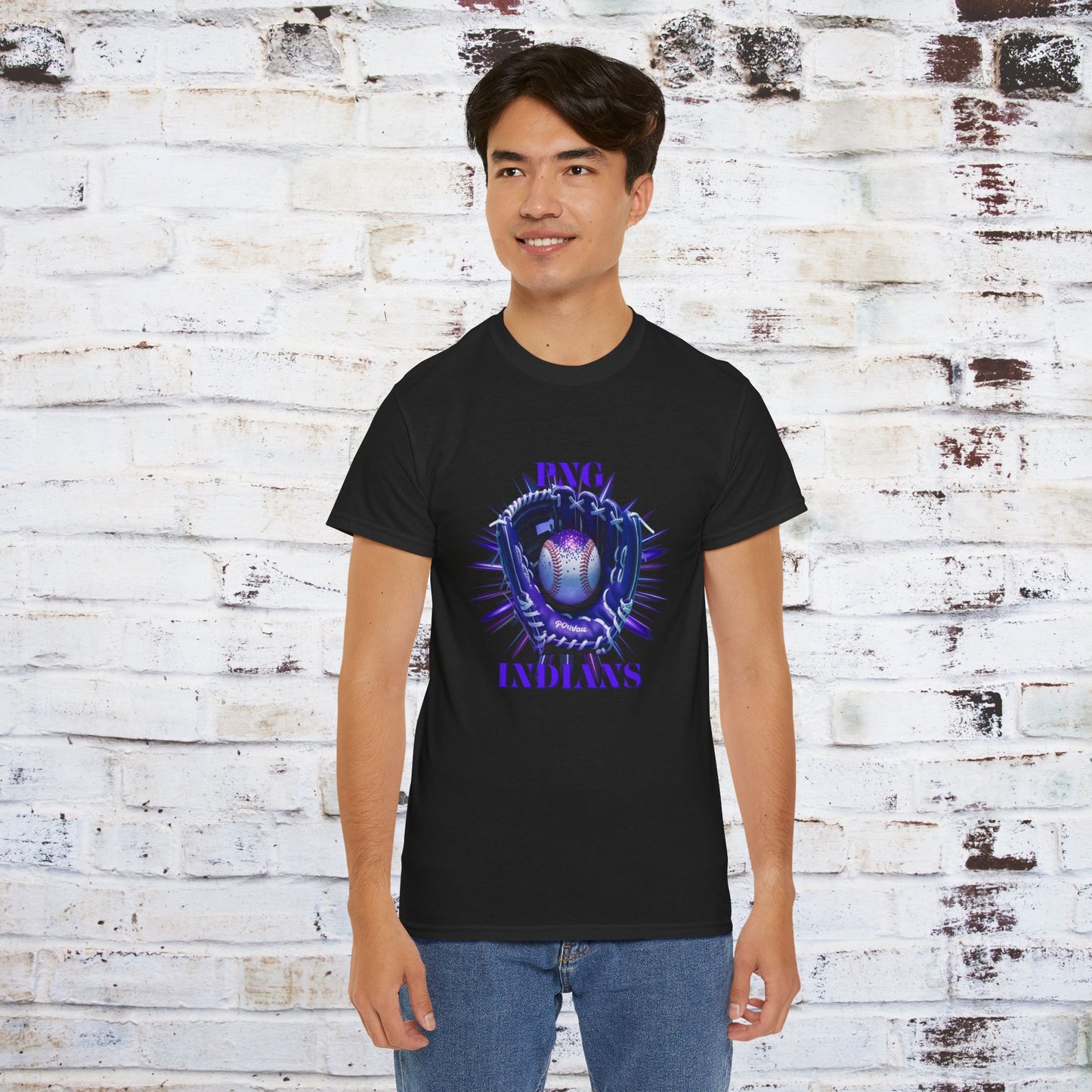 PNG Indian Baseball Team Tee