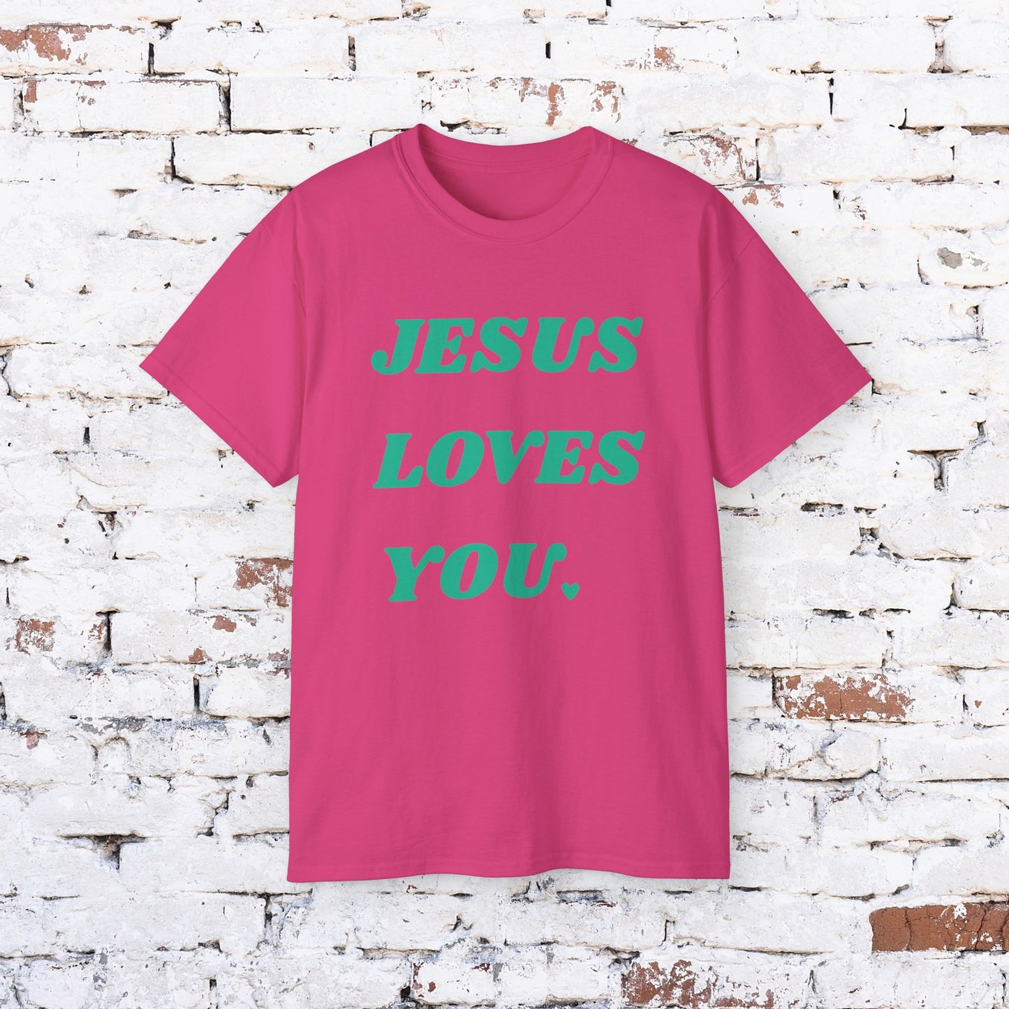 Jesus Loves You Unisex Ultra Cotton Tee - Comfortable Faith-Based Shirt