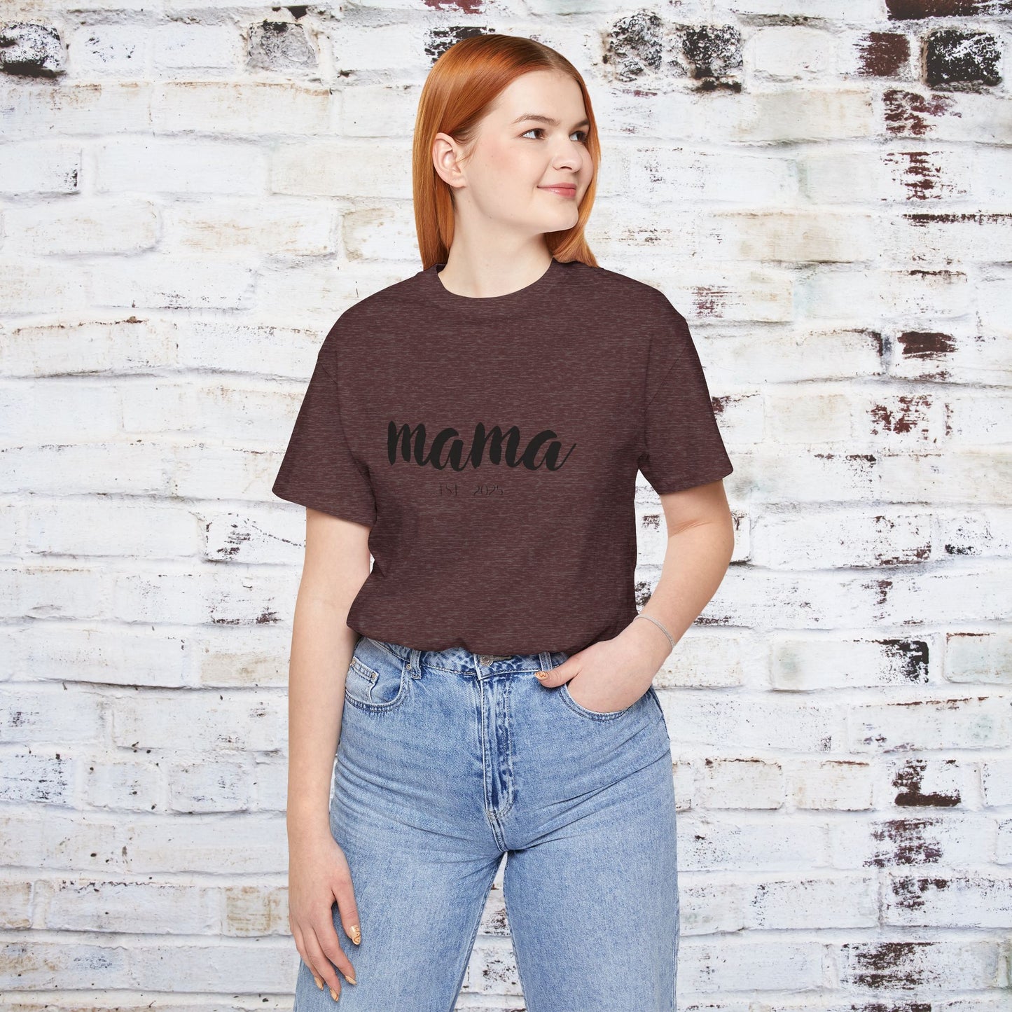 Mama Established 2023 Unisex Short Sleeve Tee - Perfect Gift for New Moms