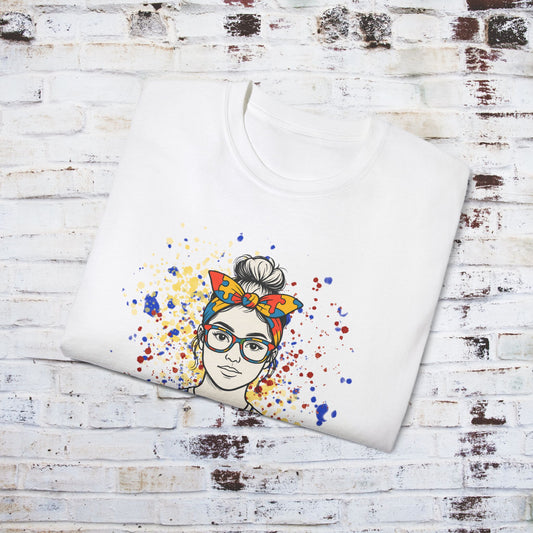 Autism Mom Unisex Ultra Cotton Tee - Supportive & Colorful Design