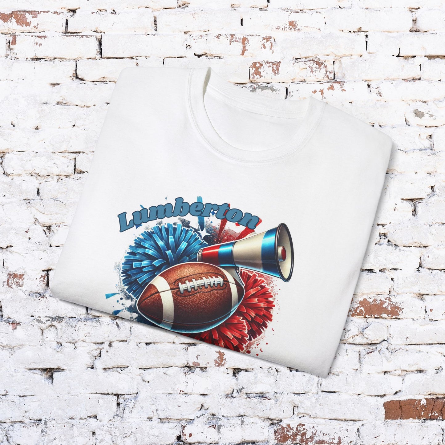 Unisex Ultra Cotton Football Tee for Game Day - Lumberton Raiders Design