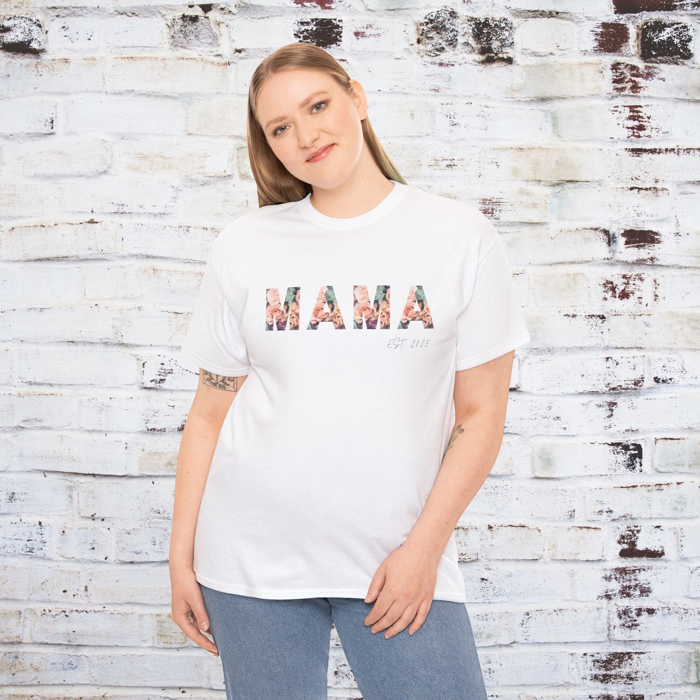 Mama Established 2011 Unisex Heavy Cotton Tee - Perfect Gift for Moms