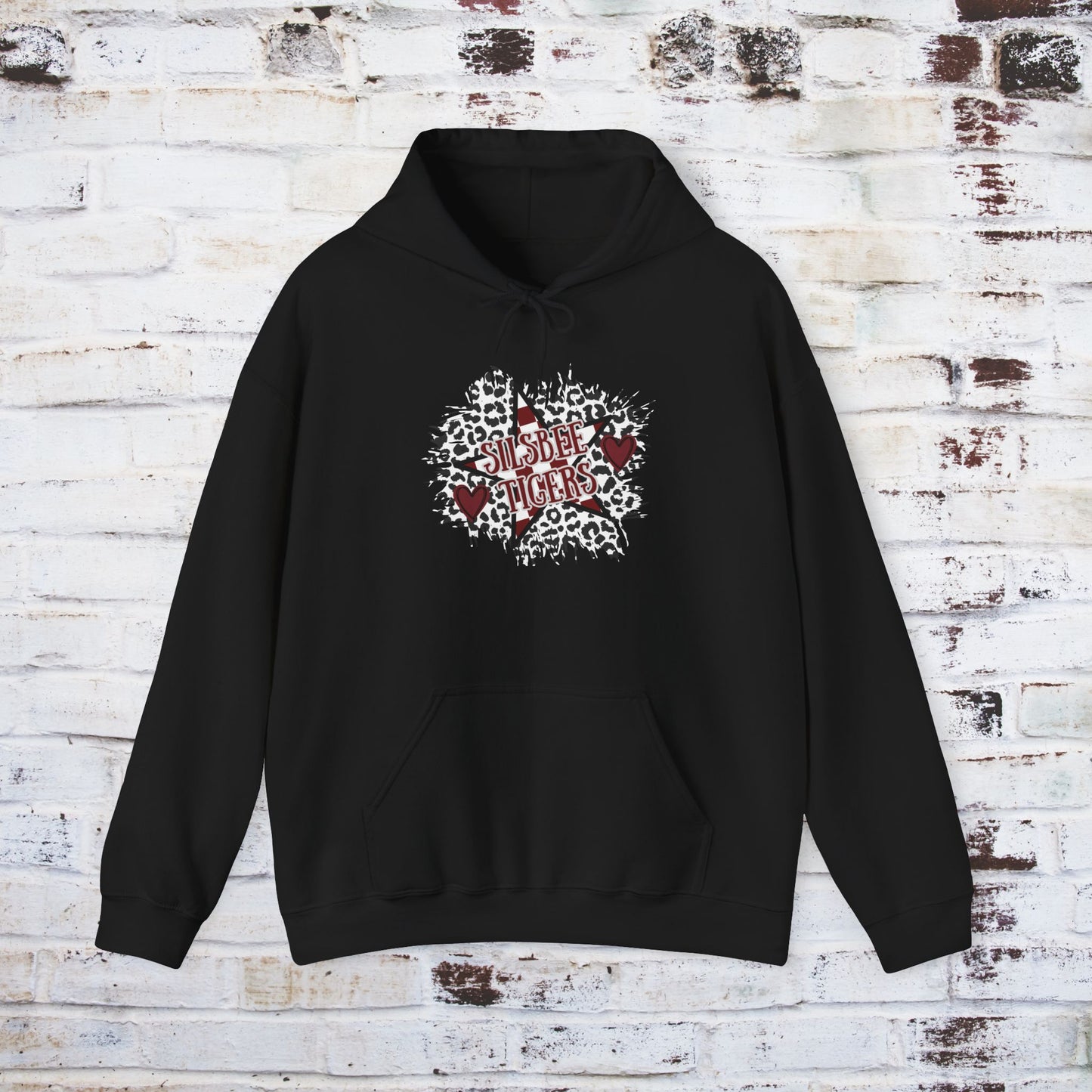 Unisex Heavy Blend™ Hooded Sweatshirt - Silsbee Tigers Graphic Sweatshirt