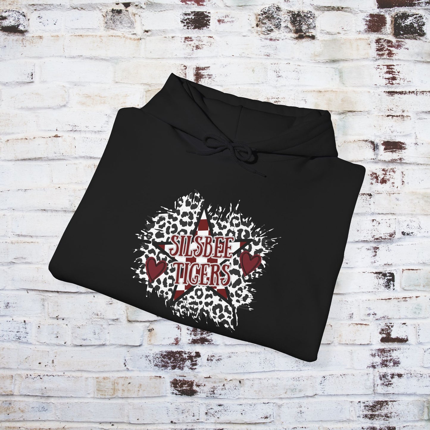 Unisex Heavy Blend™ Hooded Sweatshirt - Silsbee Tigers Graphic Sweatshirt